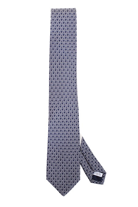 Shop SALVATORE FERRAGAMO  Cravatta: Salvatore Ferragamo cravatta in seta stampa Gancini.
Composizione: 100% seta.
Made in Italia.. 350814 RAYON-757976